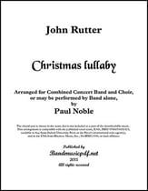 Christmas Lullaby Concert Band sheet music cover